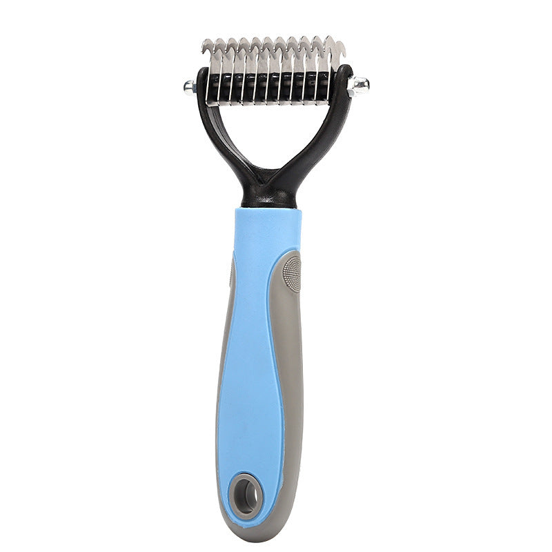 Brosse double-face anti-poils Pawsora™ — pour chiens & chats