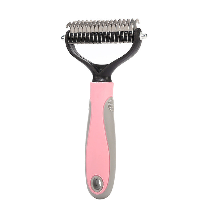 Brosse double-face anti-poils Pawsora™ — pour chiens & chats